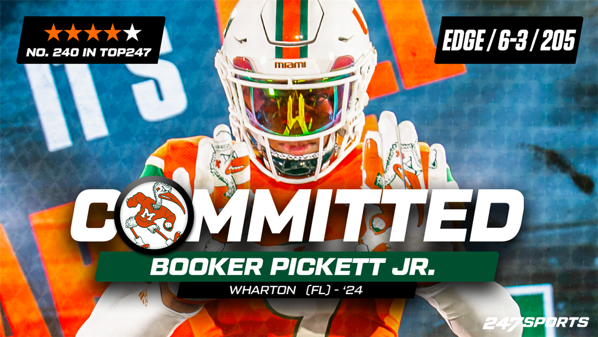 4-star Tampa recruit Booker Pickett Jr. commits to Miami Hurricanes