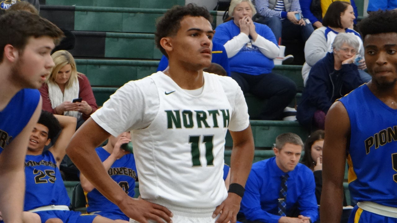 Trae Young 11 Norman North High School Timberwolves White