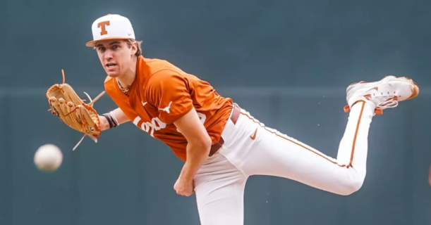 Texas freshman reliever Dylan Volantis named as a Golden Spikes Award ...