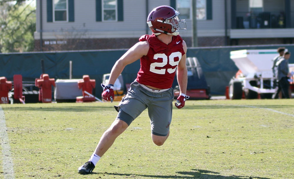 West Monroe High School alum, Slade Bolden, meets with Patriots at