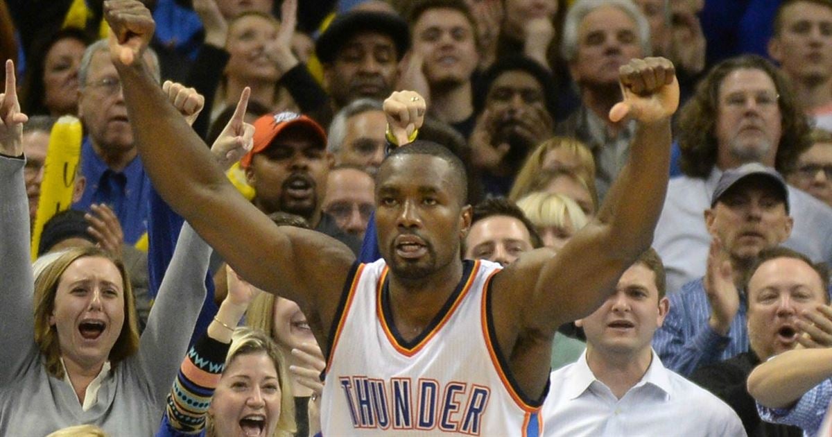 Thunder shopping Serge Ibaka ahead of NBA Draft