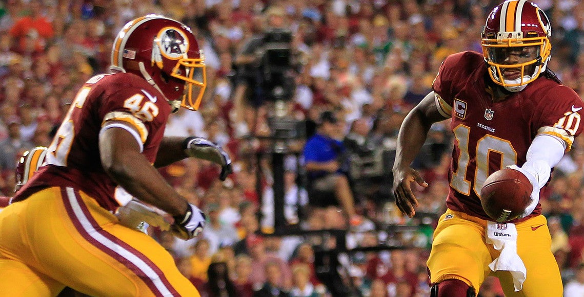 Robert Griffin III, Washington Redskins running hybrid offense