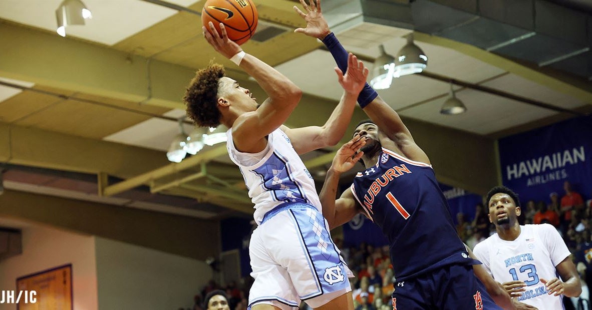 Tar Heels Struggle To 'Punch Back' Vs. Auburn In Maui Invitational Loss