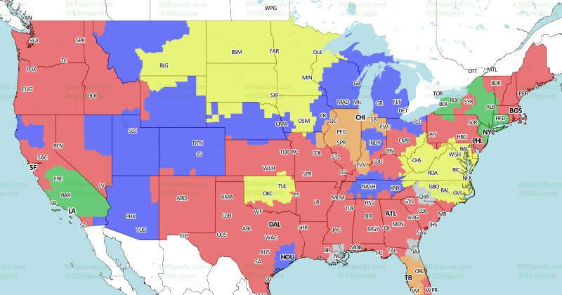 Eagles Vs. Falcons: Tv Coverage Map