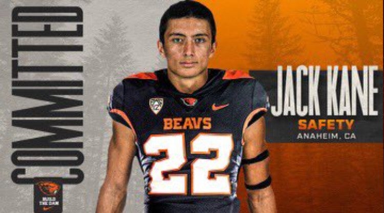 Safety Jack Kane is the latest to commit to Oregon State