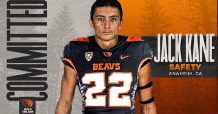 Safety Jack Kane is the latest to commit to Oregon State