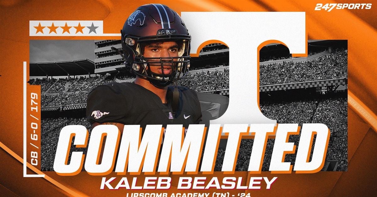 Top247 2024 CB Kaleb Beasley commits to Tennessee