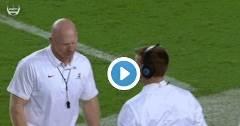 Watch Alabama strength coach Scott Cochran snatches phone