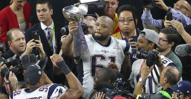 Patriots' Marcus Cannon embracing reunion with former TCU teammate