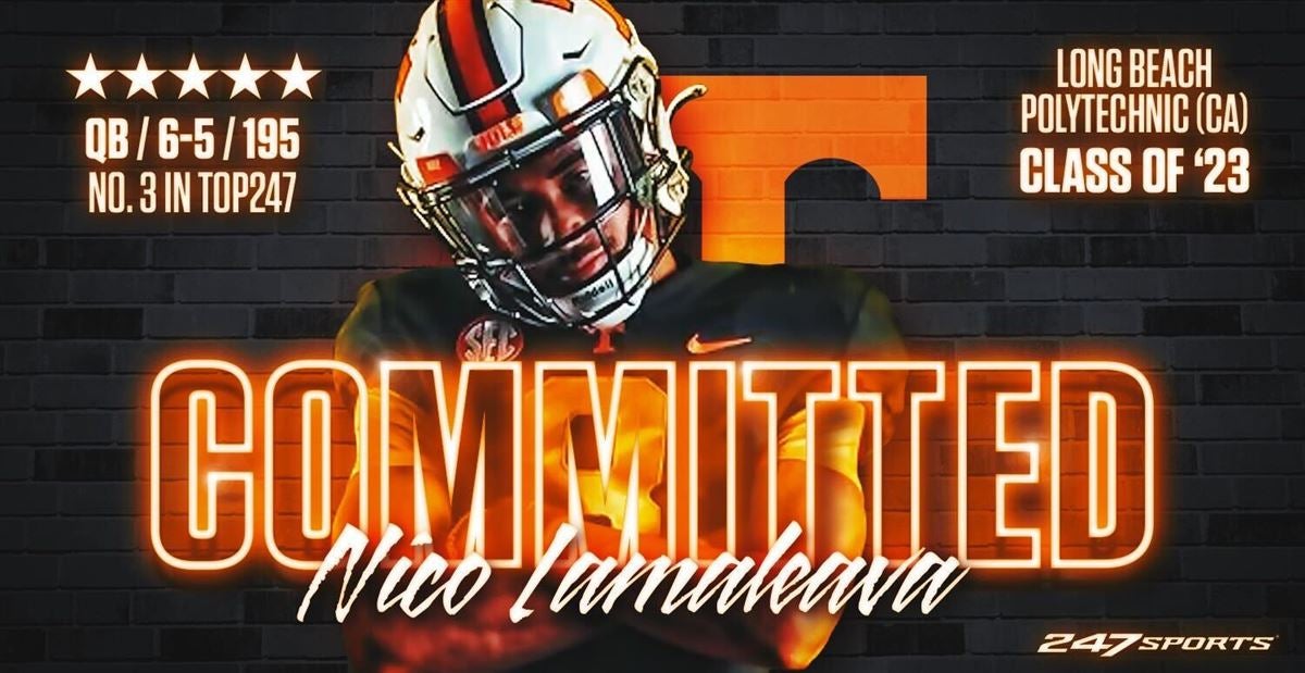 Nicholaus Iamaleava commits to Tennessee: Vols land first five-star  quarterback recruit since 2002 