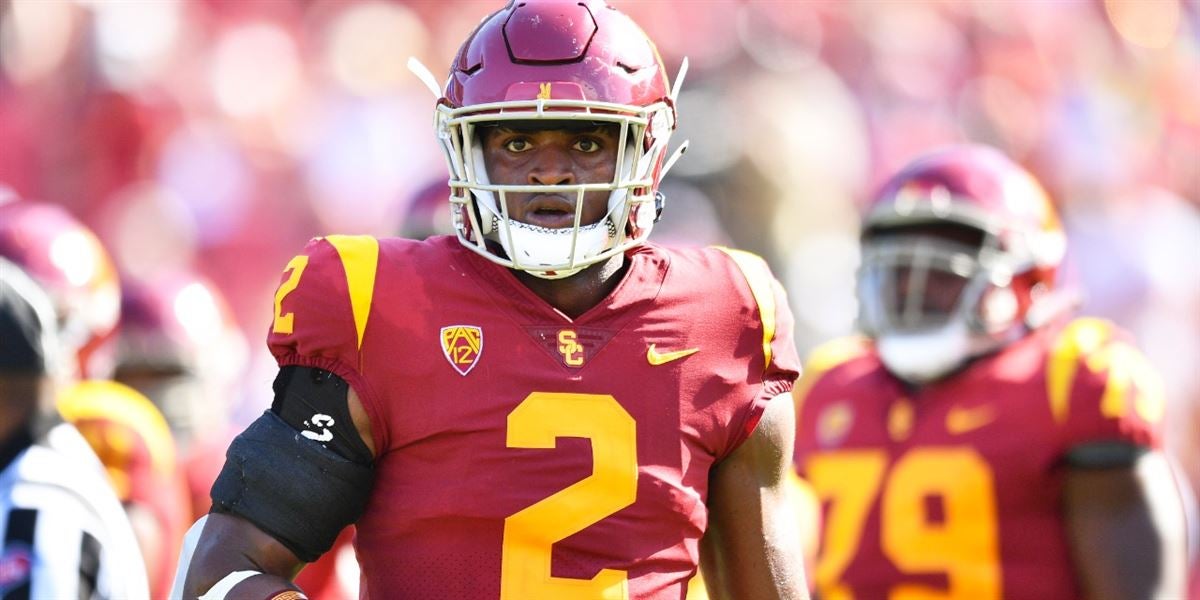 Red Color Rusher Shoulder USC Trojans edge rusher Romello Height likely out for remainder of ...
