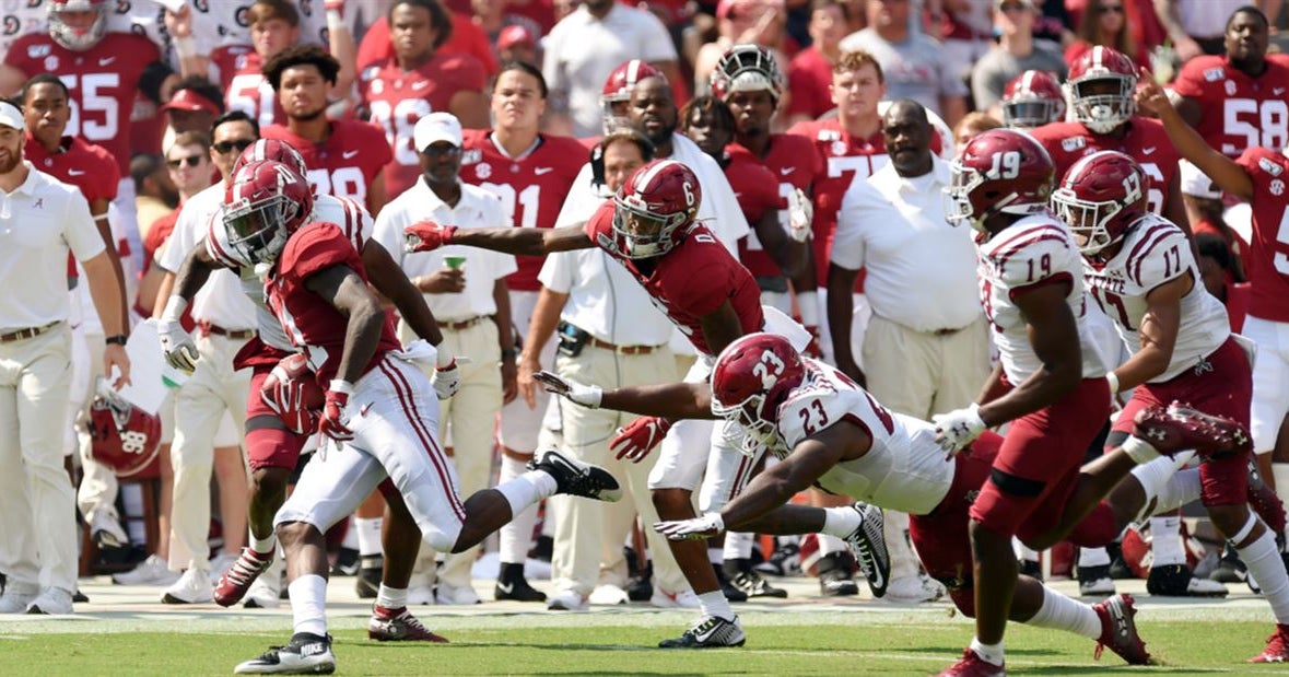 Henry Ruggs III clocked at insane top speed on touchdown run