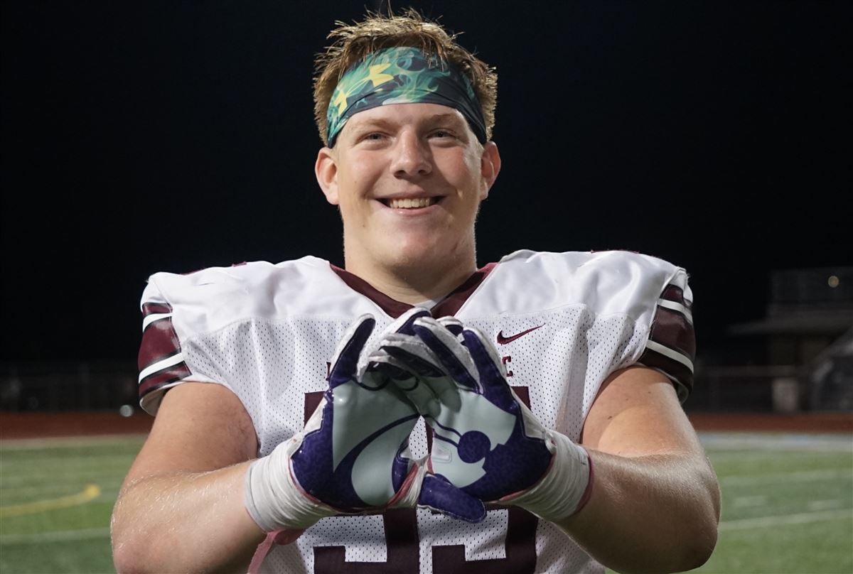 Kansas State offensive line commit Kyle Rakers starts off senior season ...