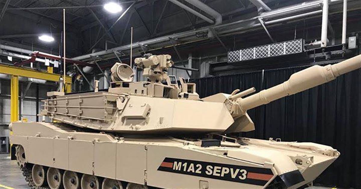 First New Army M1A2 SEP v3 Abrams Tank Arrives