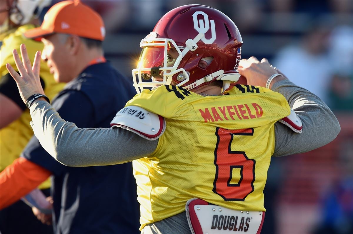 Baker Mayfield Nike Elite Speed Machine Jersey 