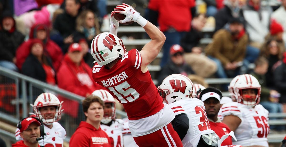 Wisconsin Wide Receiver Tommy McIntosh Enters The Transfer Portal