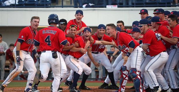 Blackman's Walk-Off Home Run Gives Series To Ole Miss