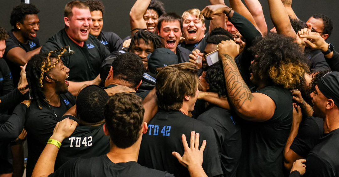 UCLA football: Photos capture 'ecstatic' locker room after DeShaun Foster named head coach