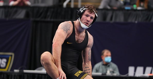 Iowa State's David Carr will wrestle for an NCAA title at 165lbs