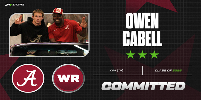 Speedy 6-foot-3 Nashville (TN) WR Owen Cabell commits to Alabama over Illinois, Vanderbilt