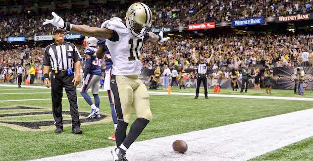 Brandin Cooks in his Saints #10 uniform!  New orleans saints, Saints  football, New orleans saints football