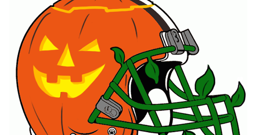 Halloween-themed logos for all 32 NFL teams