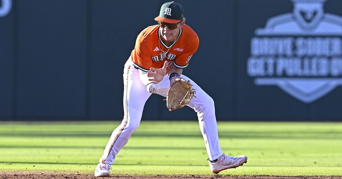 Miami allows 7-run 6th as woes continue against Florida in 22-10 loss at Gainesville Regional