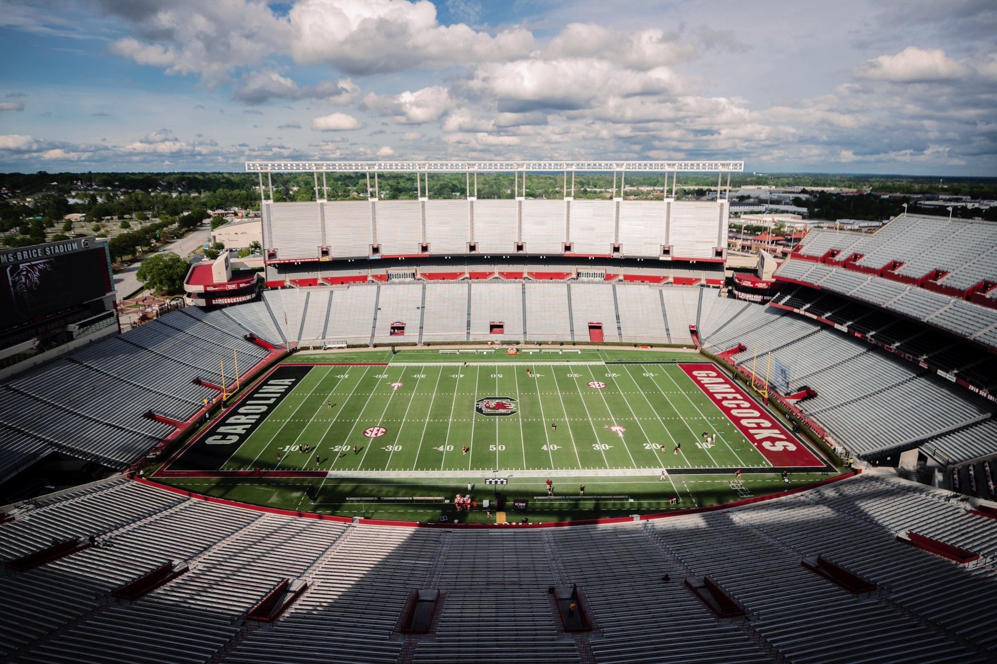 Love the field/end zone paint