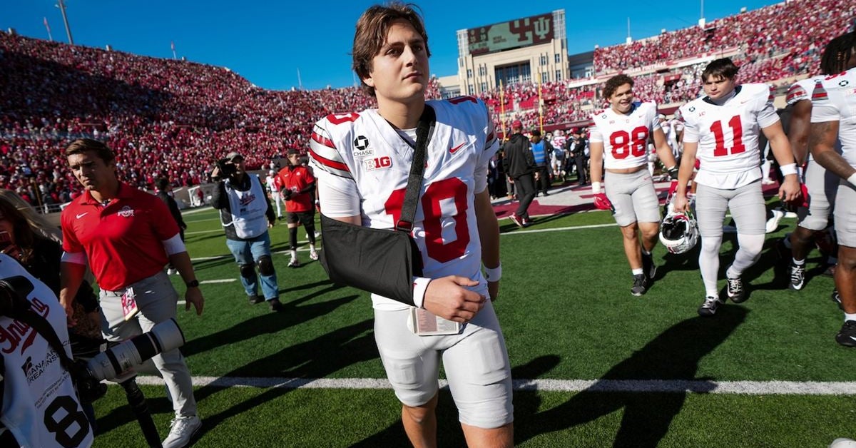 Ohio State waiting on testing on Julian Sayin's injury; Luke Fahey 'going to be thrust into a bigger role'