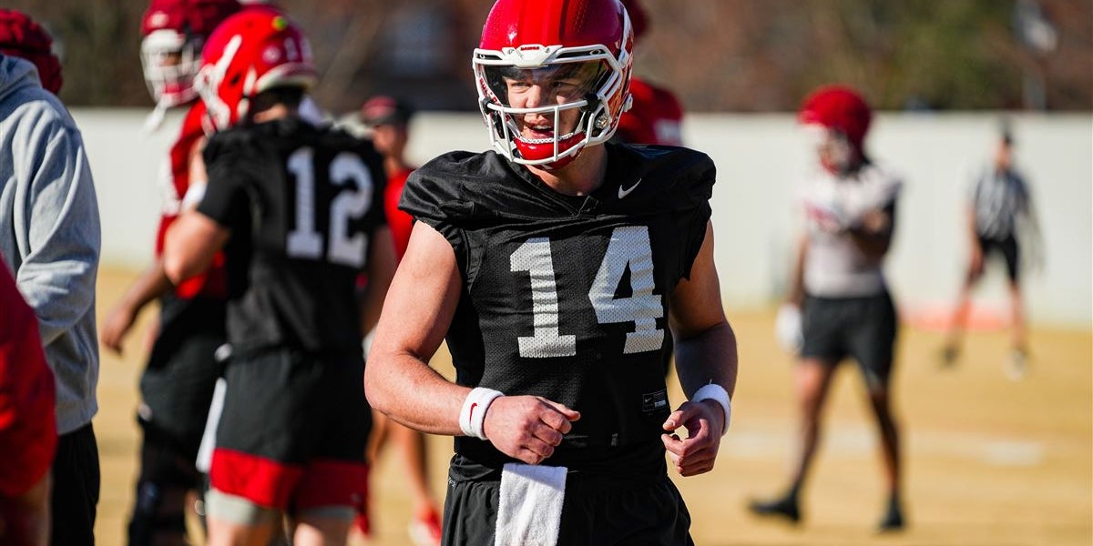 PHOTOS: Georgia football holds 1st practice of the spring