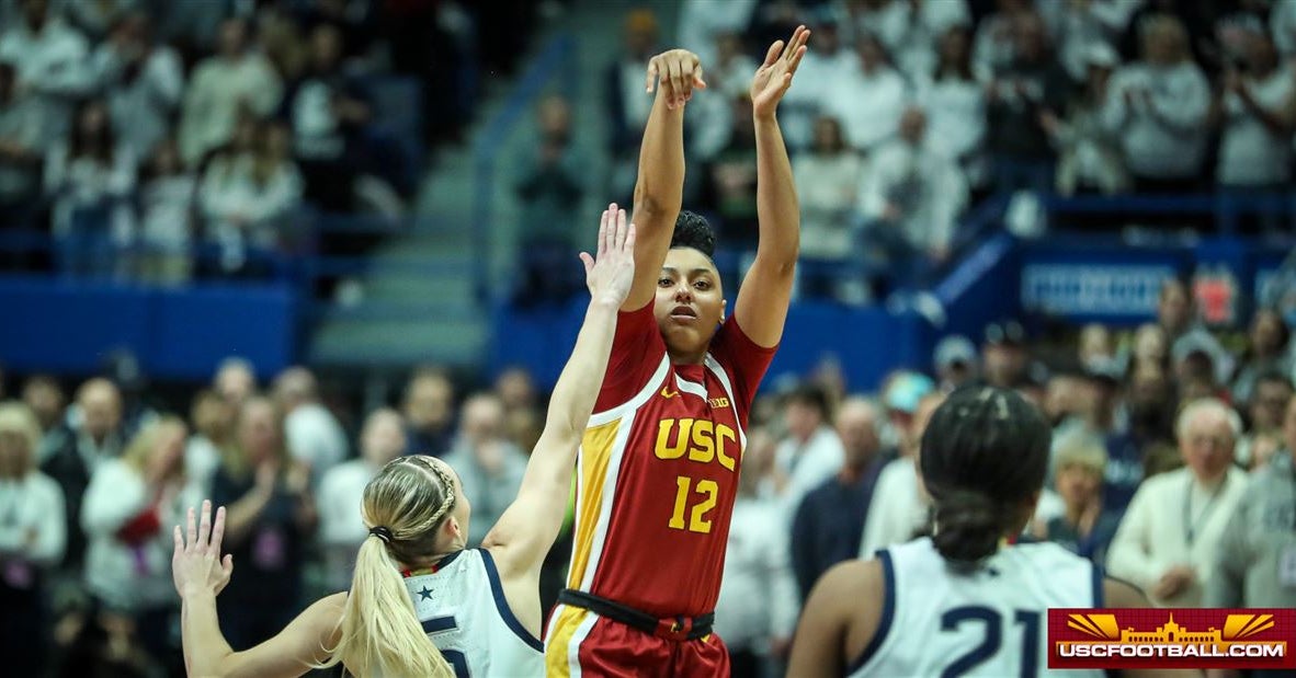 Five takeaways from No. 7 USC women’s basketball upset win over No. 4 Connecticut