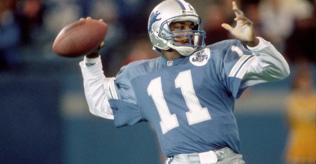 Andre Ware named Lions worst QB of the Super Bowl era