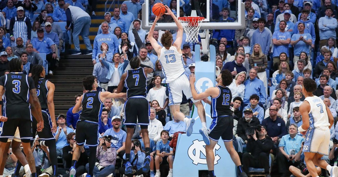 No. 17 UNC Men's Basketball Faces Tall Task at No. 1 Duke Saturday Without Caleb Wilson