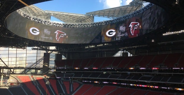 Atlanta Falcons' Mercedes-Benz Stadium Nears Opening With Halo