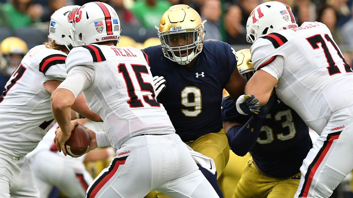 Bengals take Notre Dame defensive end Khalid Kareem with fifth pick, citing  his potential