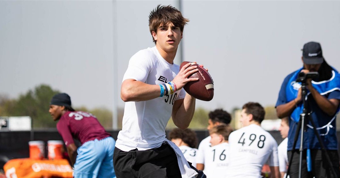 UCLA target Colton Nussmeier throws at Elite 11 Finals