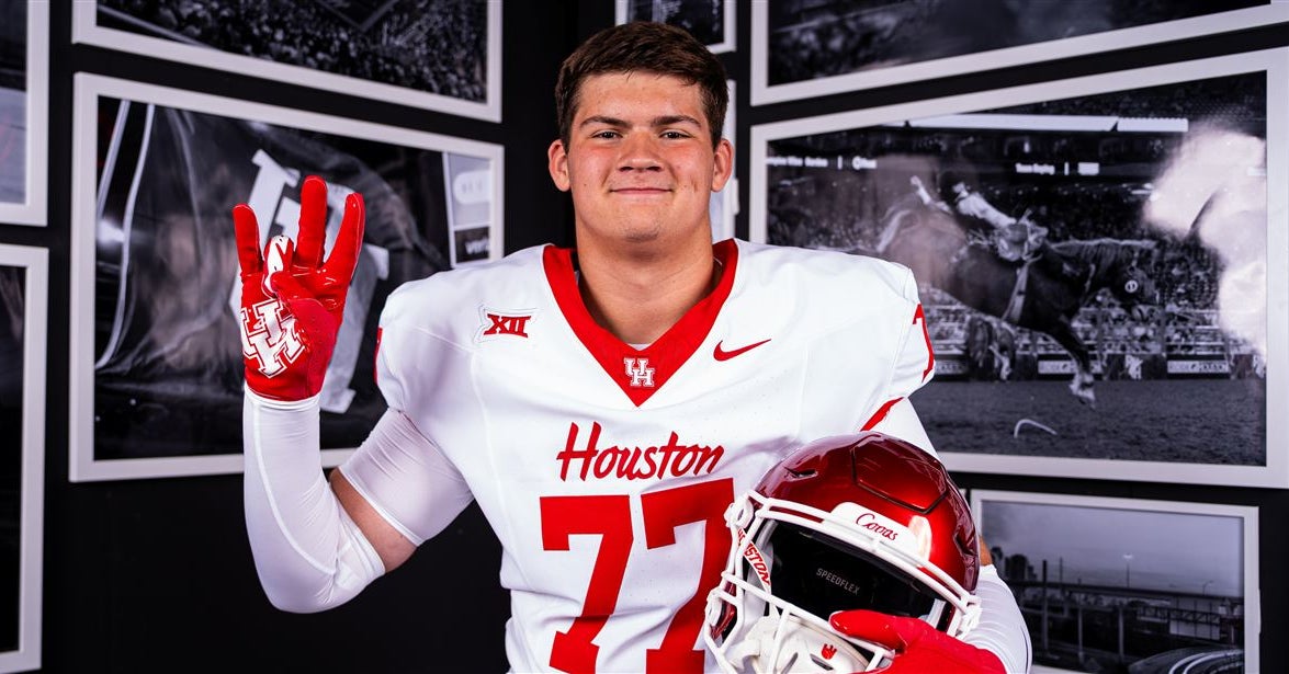 New Houston commit 2027 three-star OT Sonny Mullen talks his commitment, shutting down his recruitment