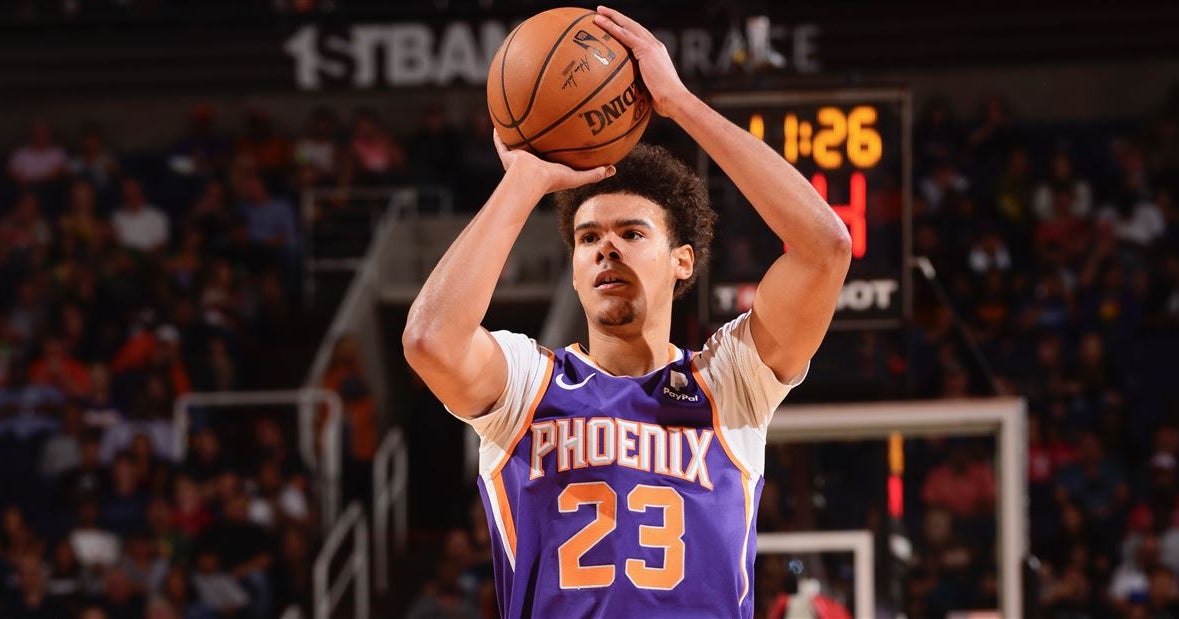 Cam Johnson Has Hit Two or More Threes in 20 Straight Games to Lead NBA, Set Suns Record Cam Johnson Has Hit Two or More Threes in 20 Straight Games to Lead NBA, Set Suns Record