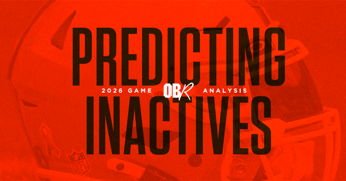 Predicting The Cleveland Browns Inactives - Jacksonville Jaguars