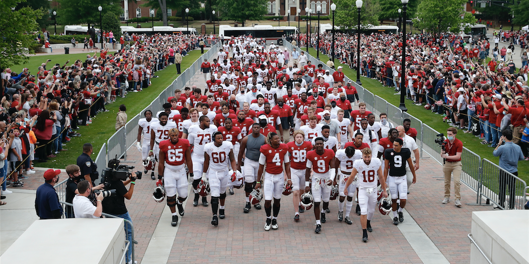 Alabama spring game date revealed; UA to honor Jackson, Mitchell