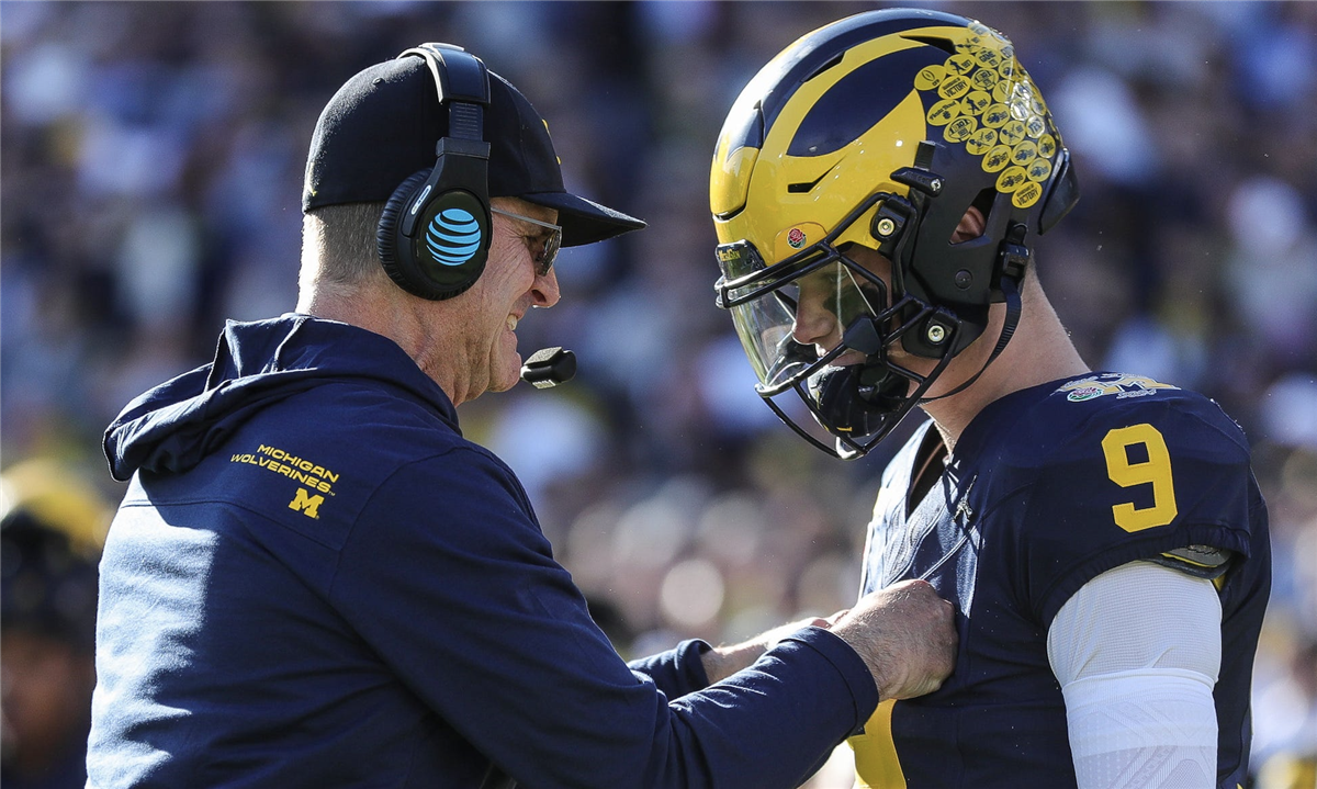 Michigan QB JJ McCarthy addresses facing Jim Harbaugh in NFL 'It'll be