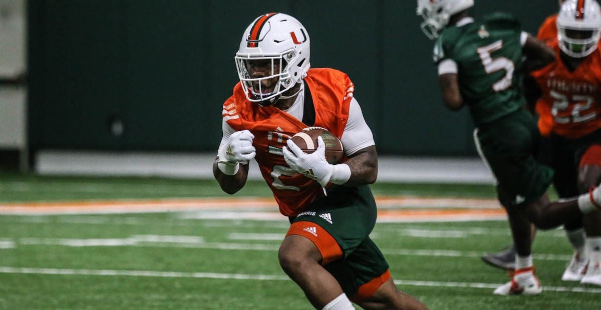 XFL Center on X: D.C. Defenders sign RB Cam'Ron Harris. Harris played  college ball at Miami, where he ran for 1,794 yards on 339 carries in 38  games before going undrafted in