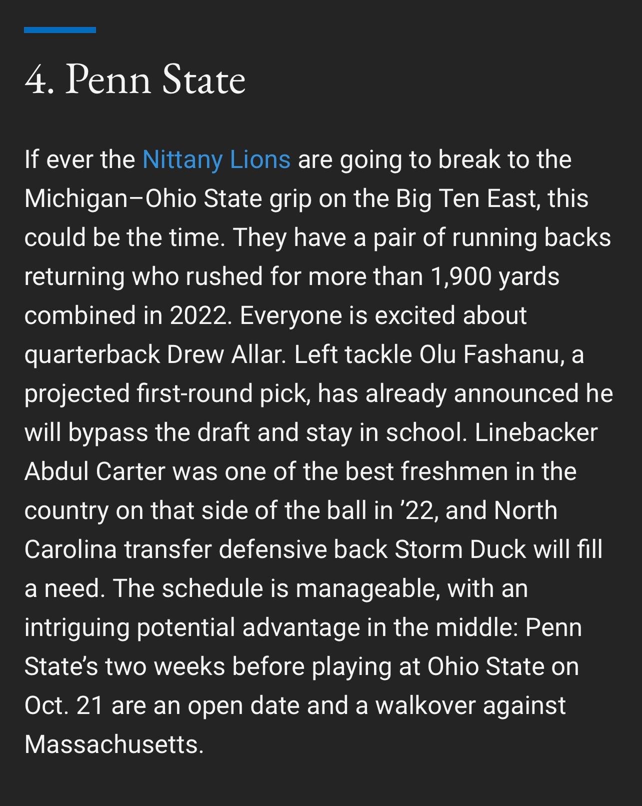 247Sports’ way-too-early Top 25 for 2023 season