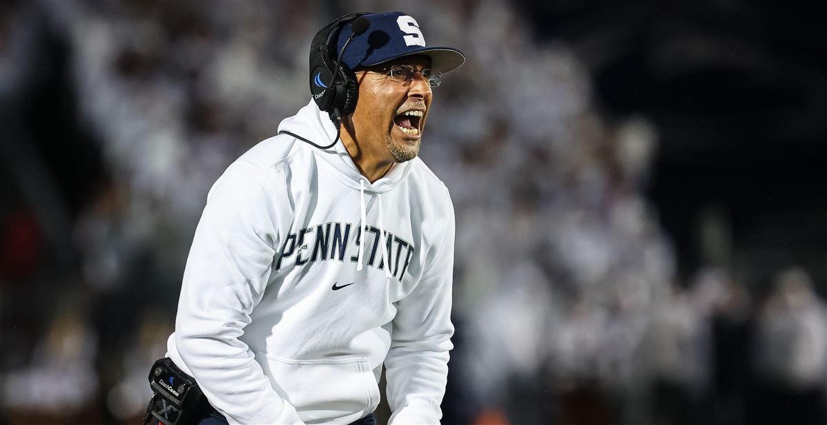 Watch Penn State head coach James Franklin do push-ups on the sideline