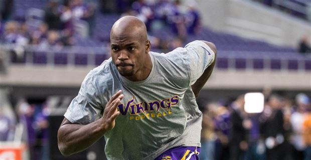 Peterson held out of Vikings practice, could play