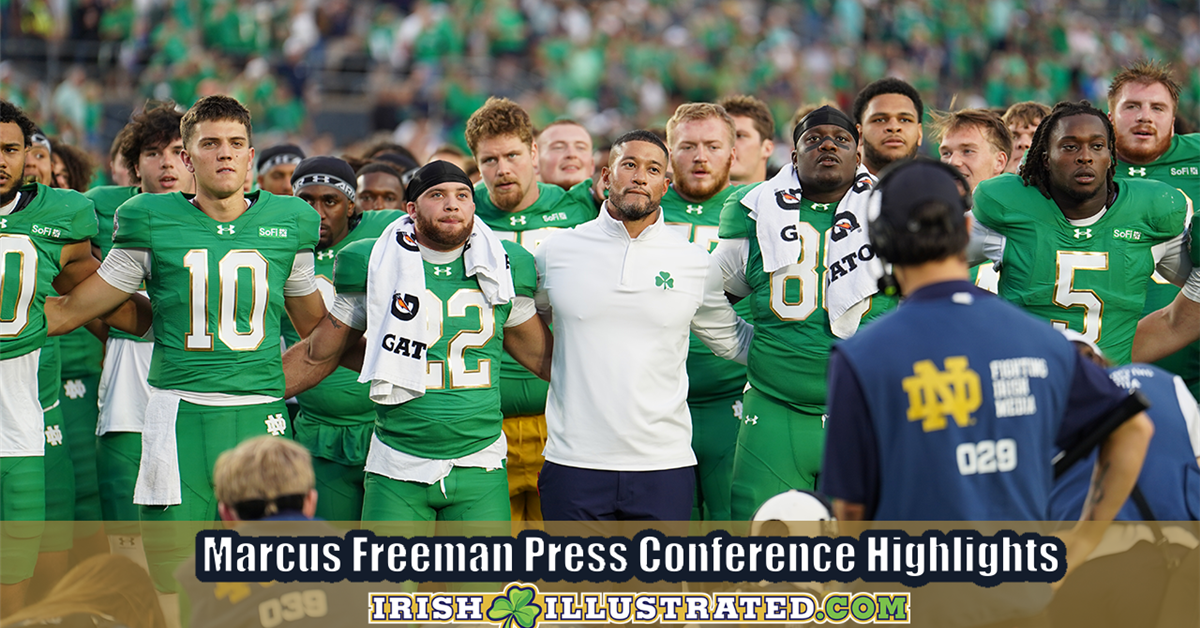 Highlights from Marcus Freeman's Monday Press Conference (Navy)