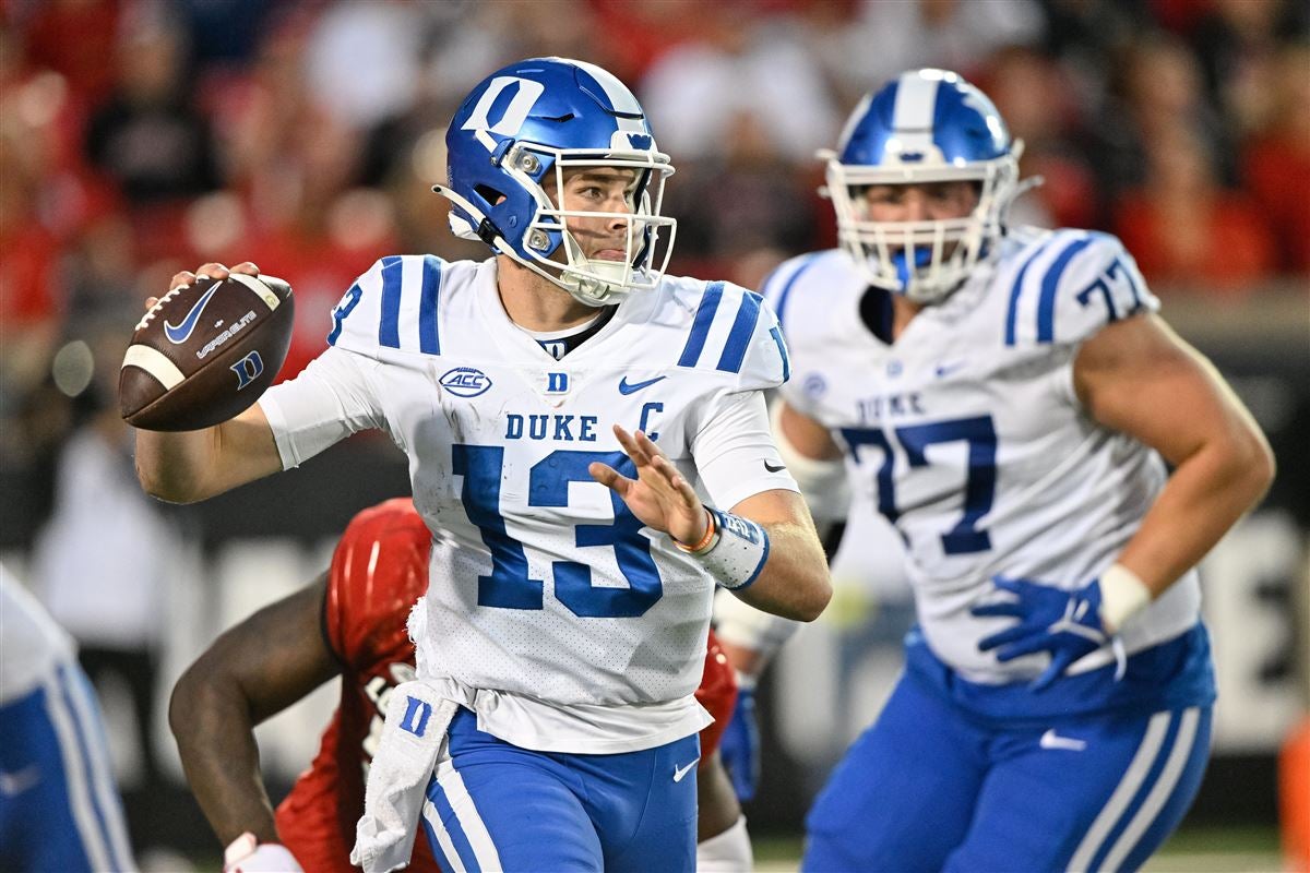 Duke star quarterback Riley Leonard enters the Transfer Portal