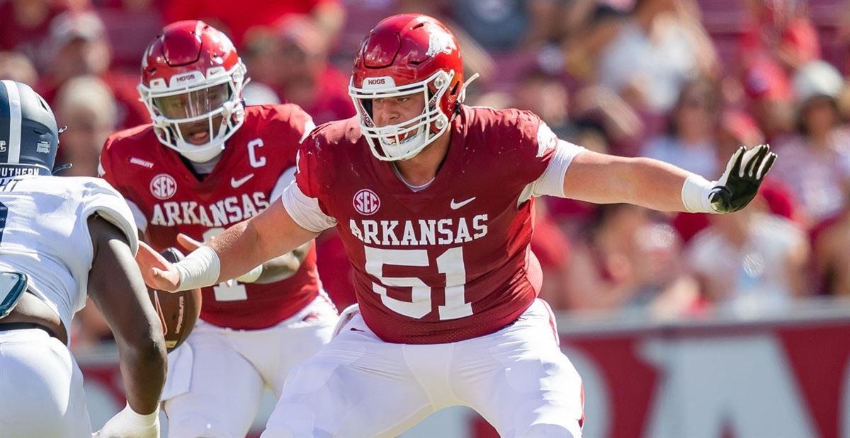 The Washington Commanders Select Ricky Stromberg, C, Arkansas in the Third  Round of 2023 NFL Draft - Hogs Haven