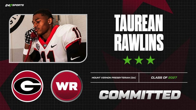'It's a long-time coming': Georgia's top WR target Taurean Rawlins commits to Bulldogs on official visit