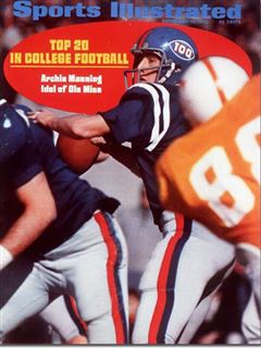 Mississippi Qb Archie Manning Sports Illustrated Cover by Sports  Illustrated